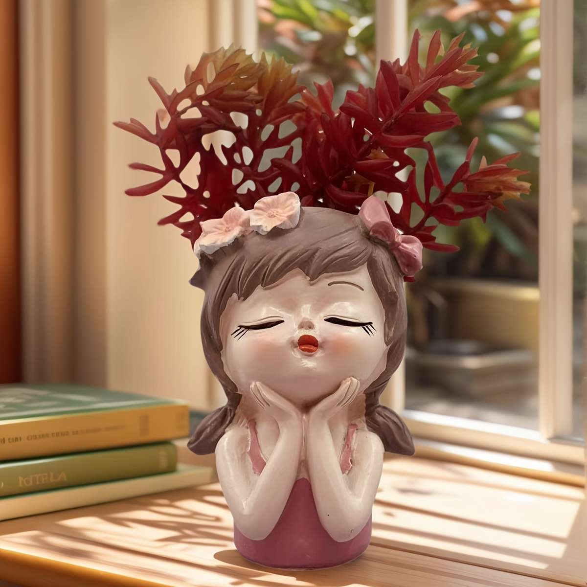 Flowerpotsize 7Cm X 6 5Cm X 10 5Cmcolor Pink