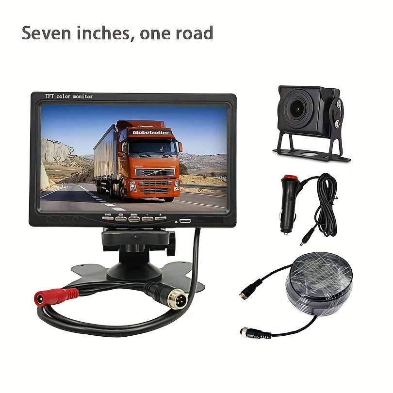 Dashcam Model 7 Inch Ahd Display   4 Channel Starlight Camera