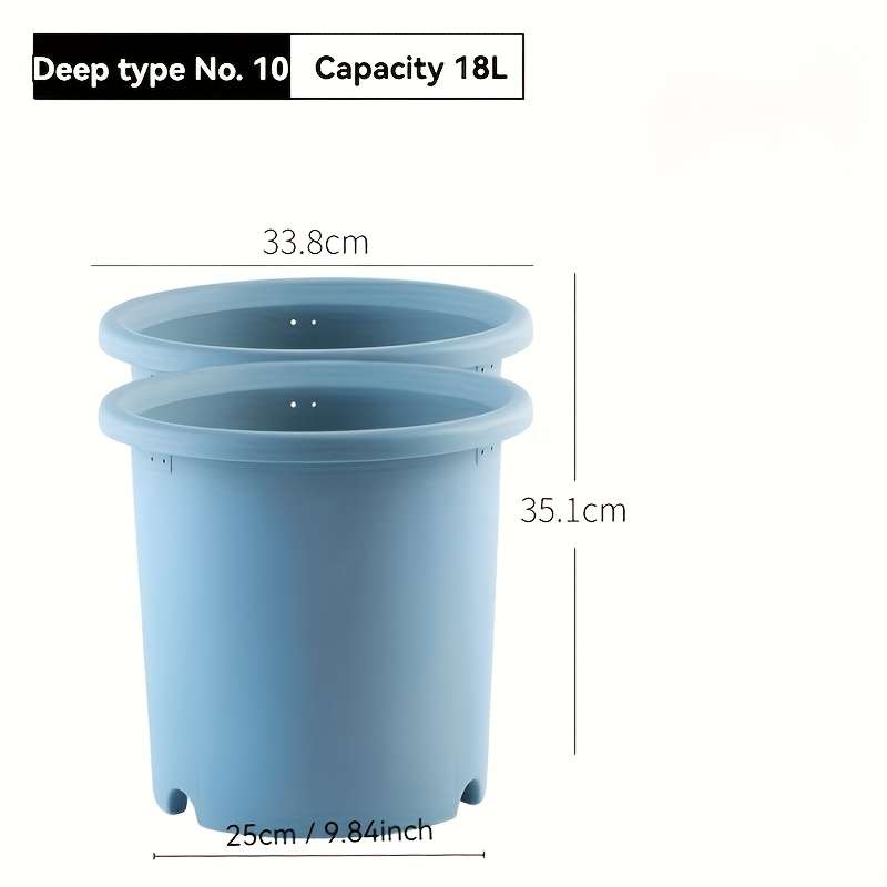 Flowerpotmodel No  7  Diameter 23 62 Cmcolor 2Pcs Simple Gray