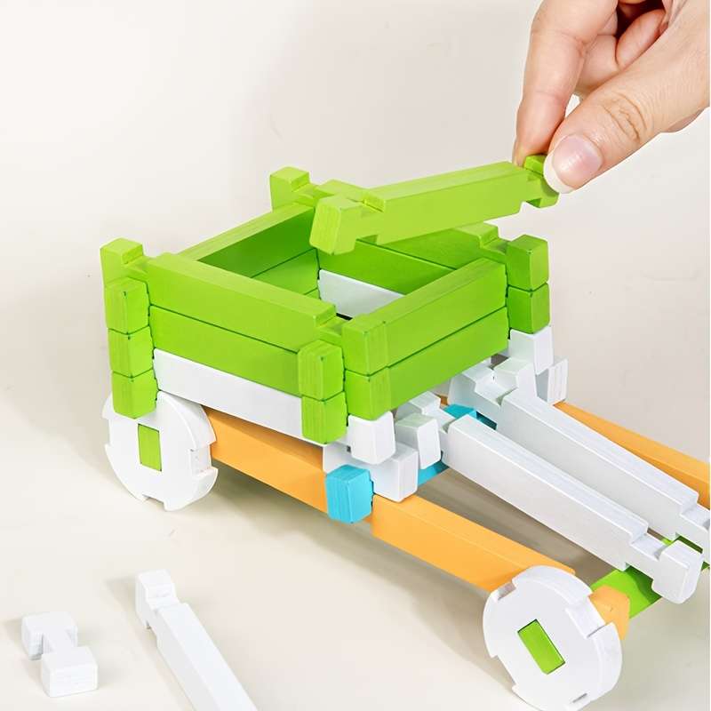 Building Toy Architectural Model Toy Set Items Mortise And Tenon Building Blocks