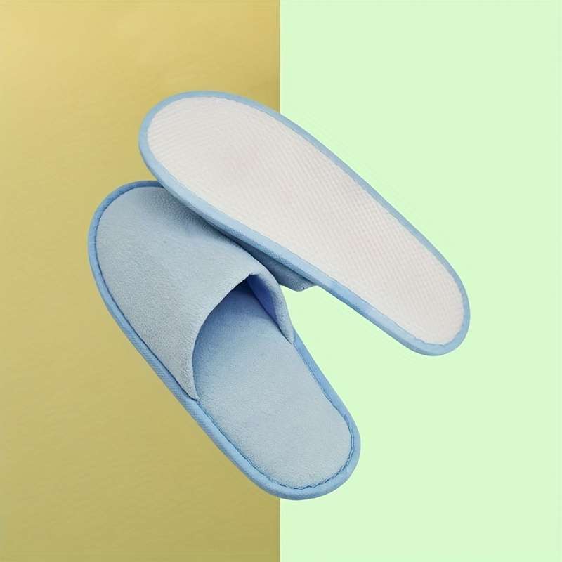 Cotton Slippers Color Blue Sizeuk 10