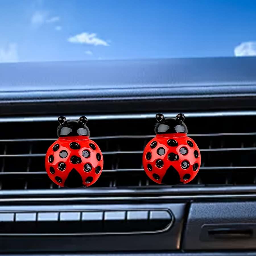 Car Interior Decor 2Pcscolor Red