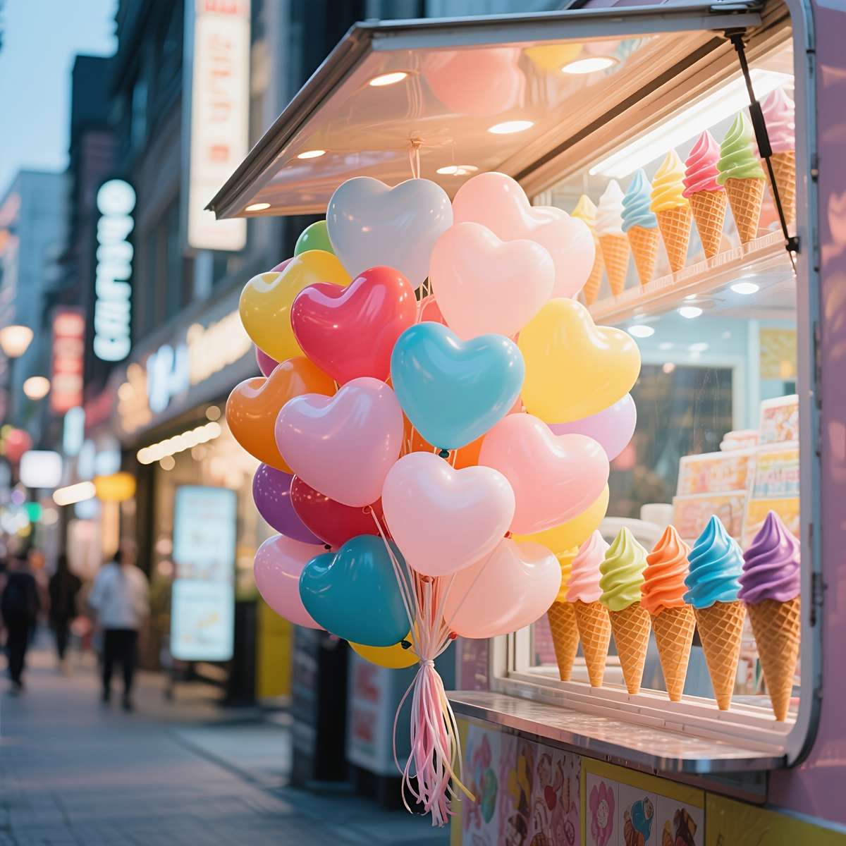 Balloon Items 30Pcs 25.4 Cm Maca Love Blue
