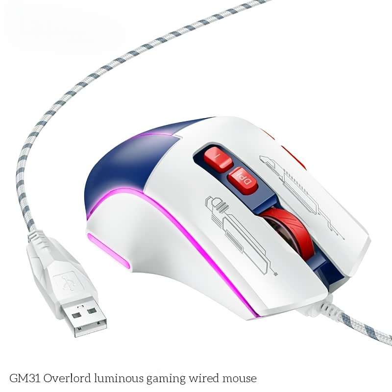 Mouse Color Gm31 Wht Blu