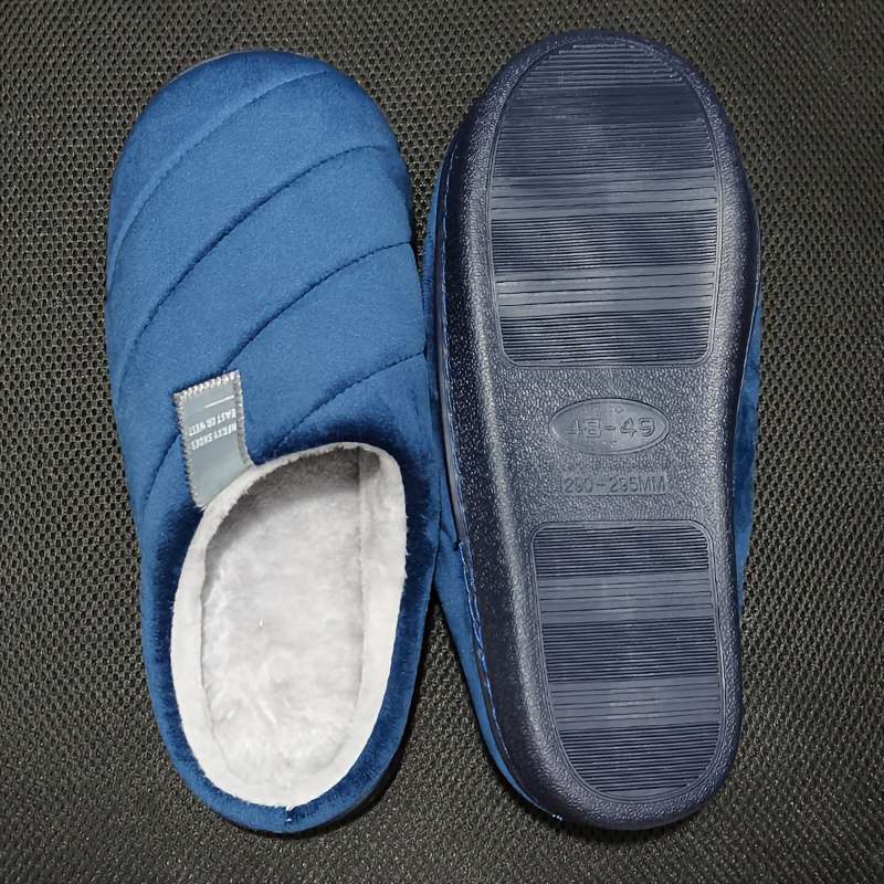 Cotton Slippers Color Coffee Brown Sizeuk 6.5-7