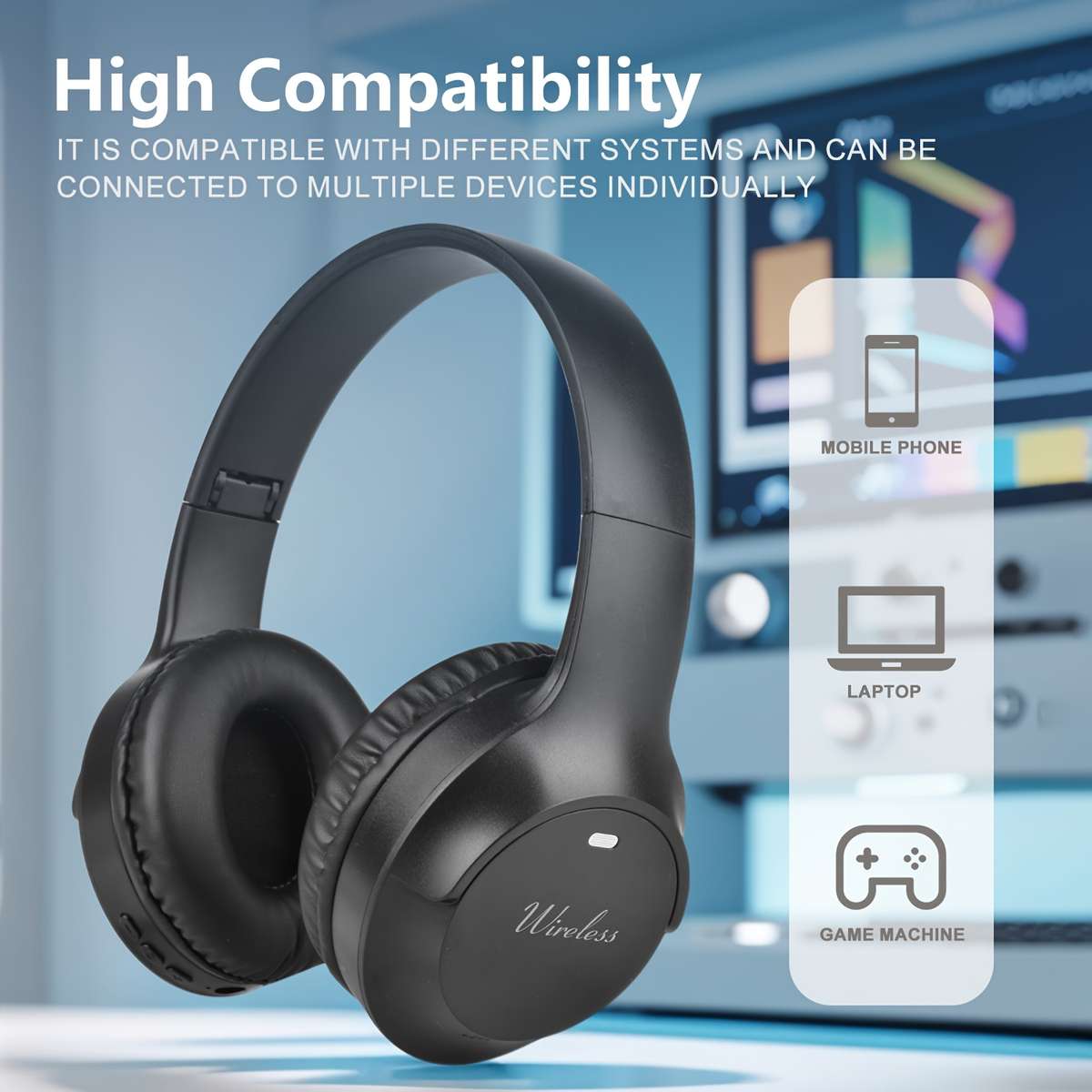 Headset Headphones Over Ear