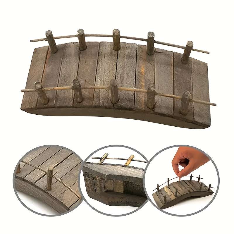 Wooden Beauty Group Without Supply Small Arch Room Miniature For Model Home