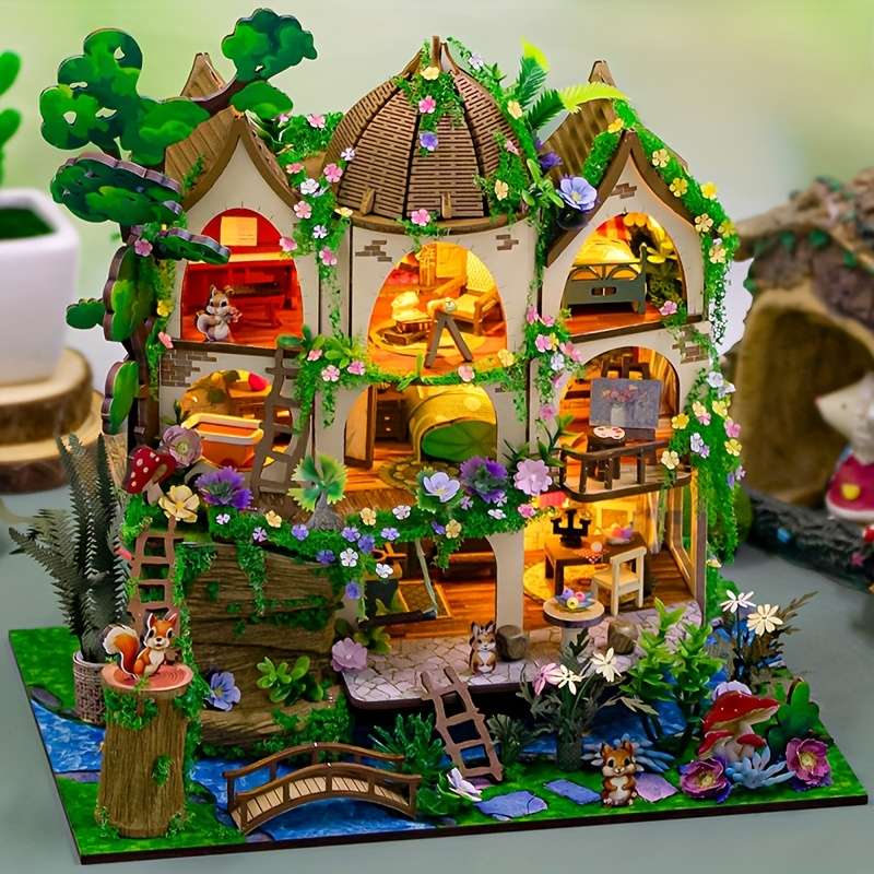 Building Toy Architectural Model Toy Set Items Forest Castle  Add   Tools  Add   Lights