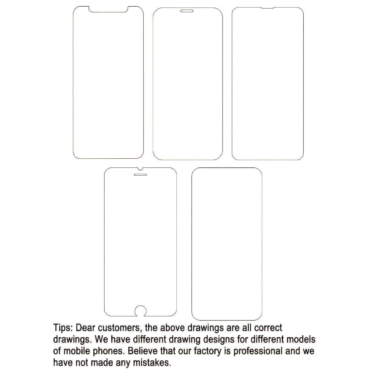 Screen Protector Color 4 Piecestransparent Compatible Model Iphone 13