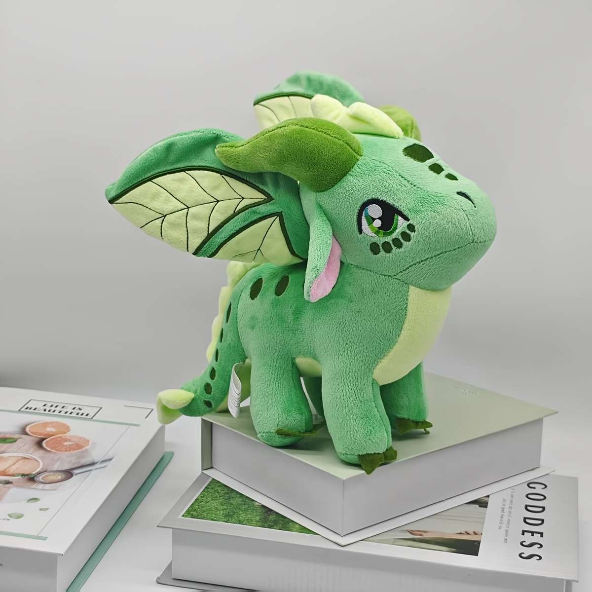 Plush Toyss Style Grass Color Dragon