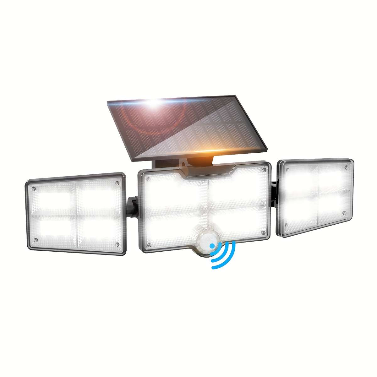 white light-122LED 2pcs Outdoor Solar Light