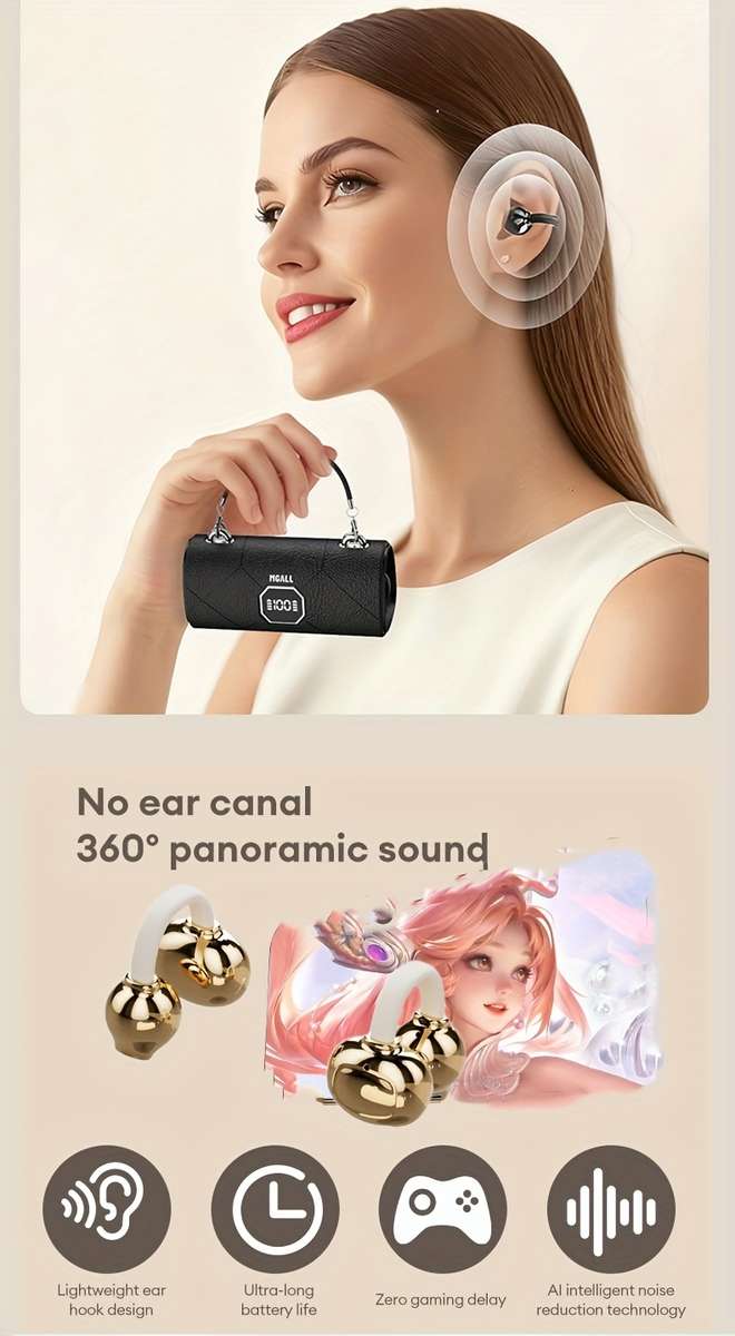 Rechargeable Wireless Earbuds Headphones Headset