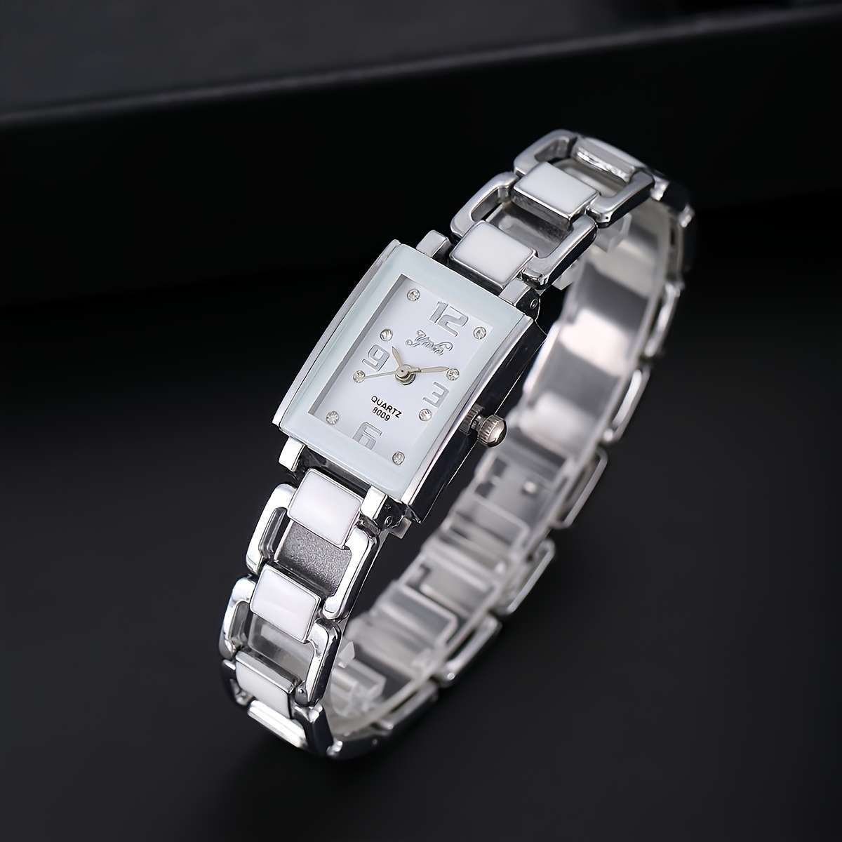 6Pcs Multifunctional Women Watches Quartz Movements Alloy Cases Square Ladies