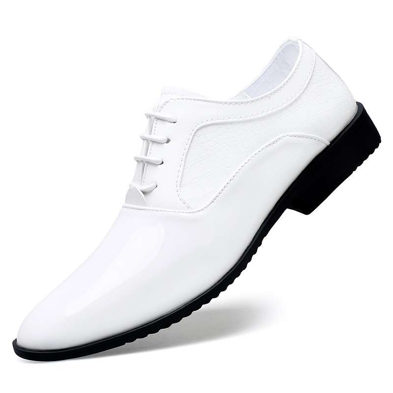 Mens Leather Shoes Color White Sizeuk 8