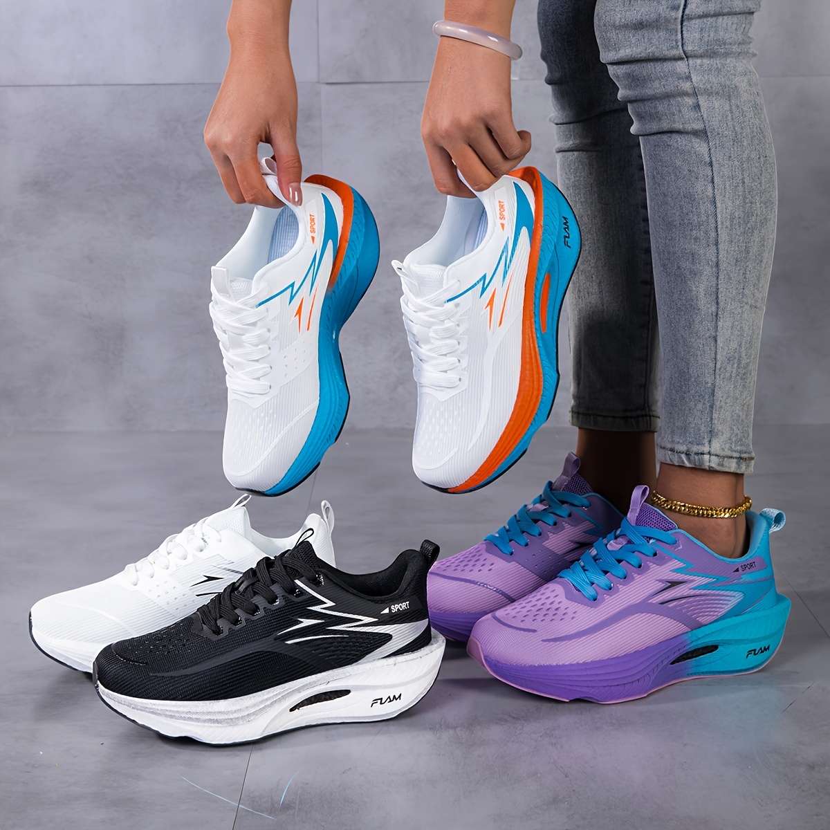 Women S Sneakers Color White Sizeuk 6.5