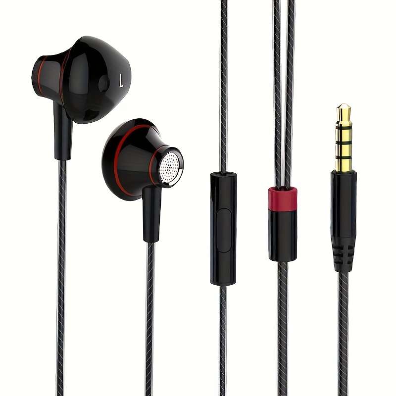 Wired Headphones Model E5 3.5Mm Black