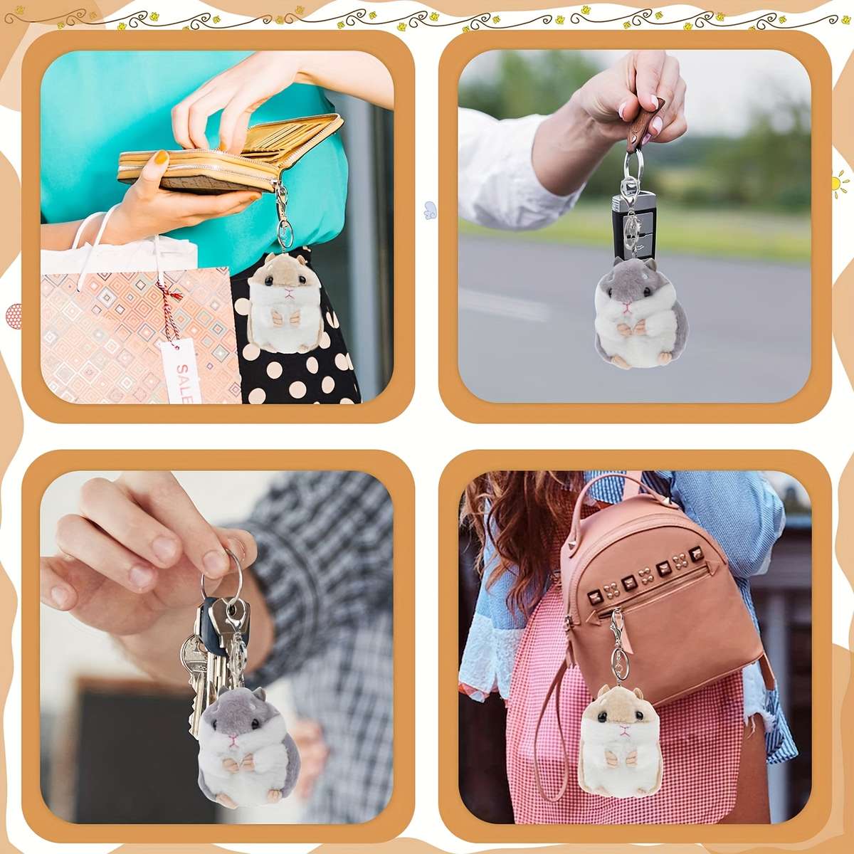 Plush Toyss color Gray  Add  Yellow  Add  Keychain