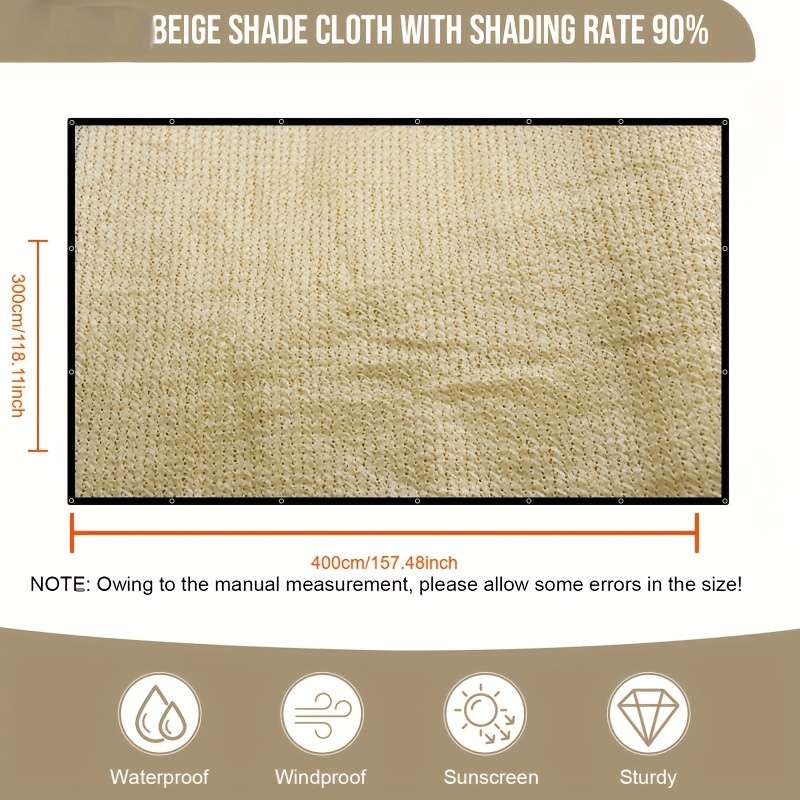 Shade Net Style Beige Quantity300Cm X 400Cm