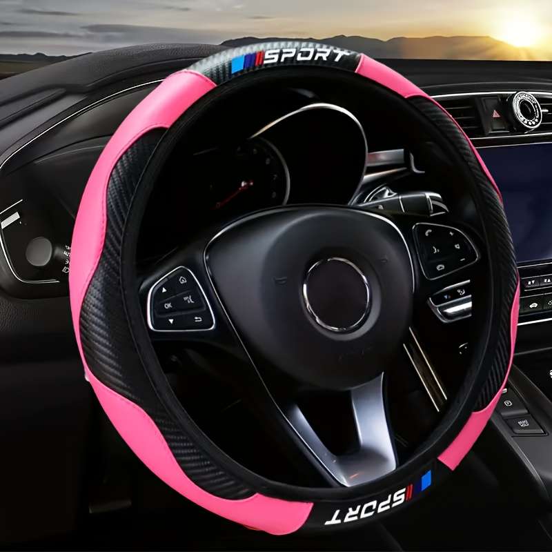 Car Steering Wheel Cover Black