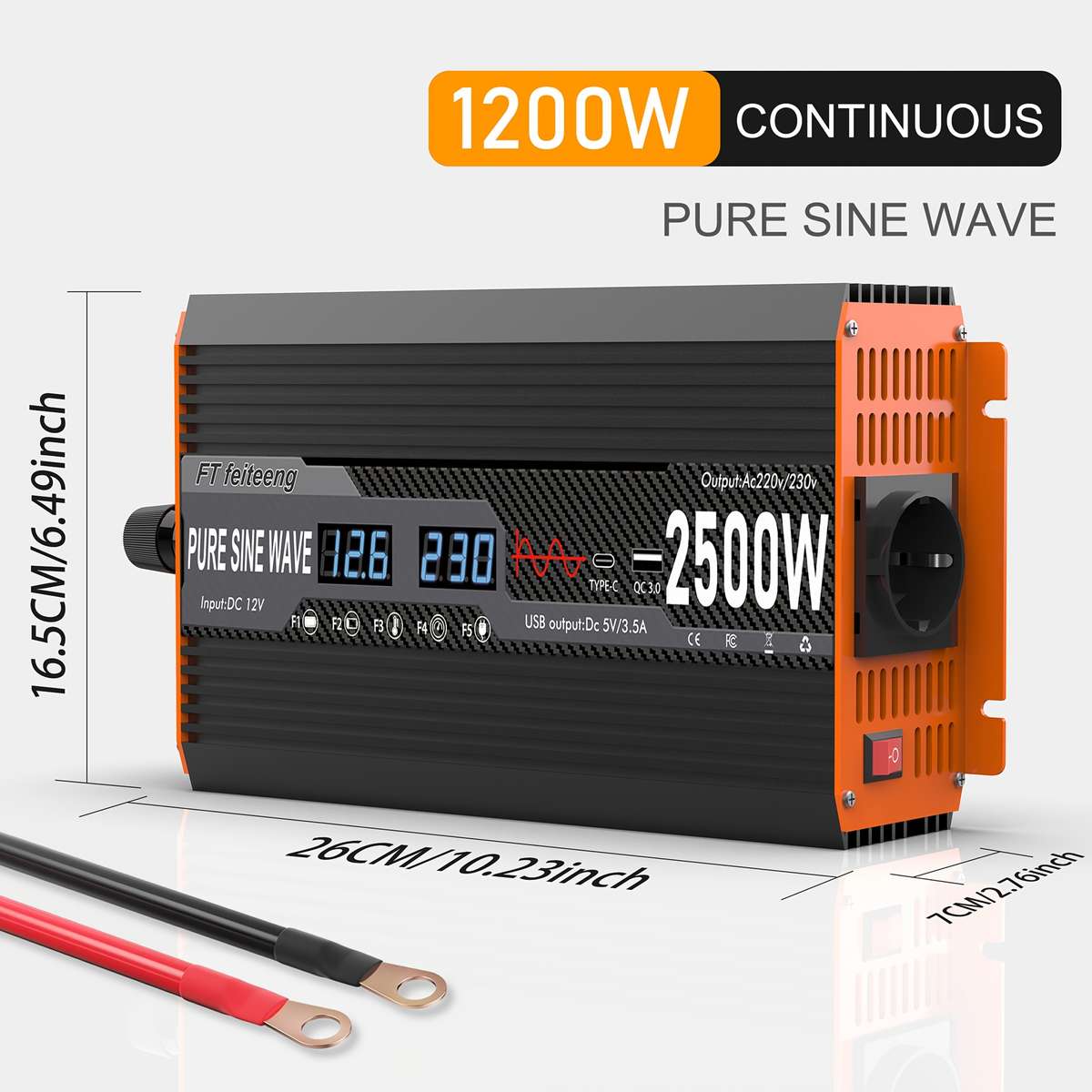 Inverter Model 12V 220V 6000W