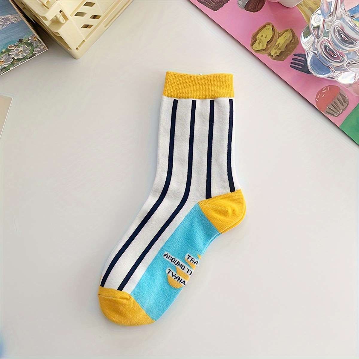 Women S Socks Color Mixed Color 5 Pairs Size Onesize