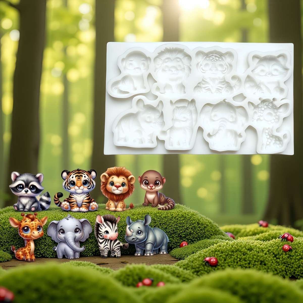 Suitable For Baking Molds Style Grassland Animal 2