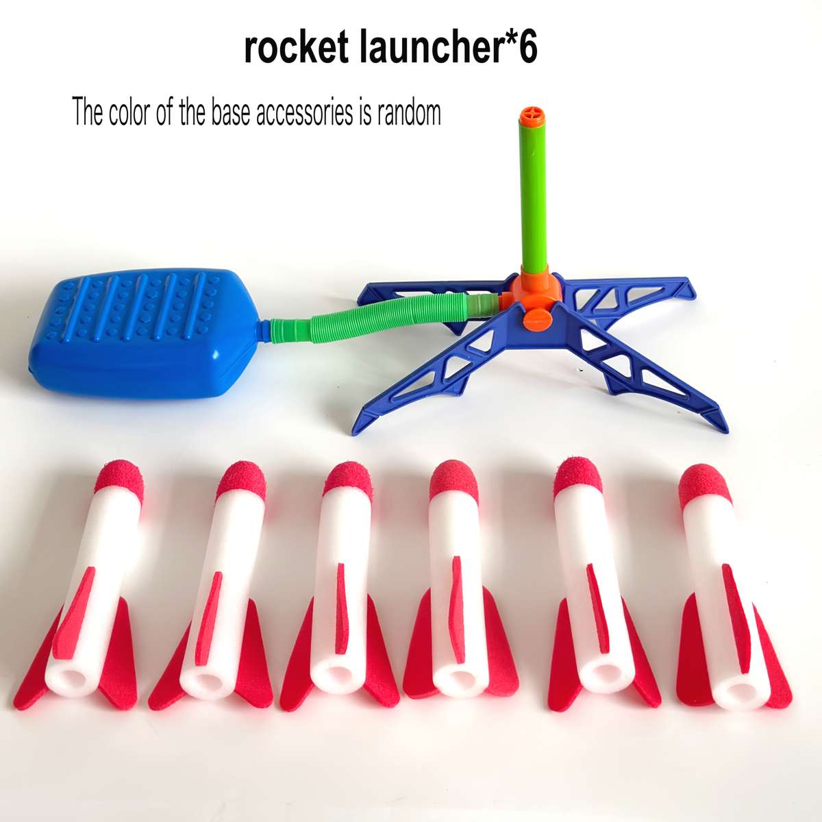 Childrens Toys Color 2 Rockets  1 Launch Pad Random Color