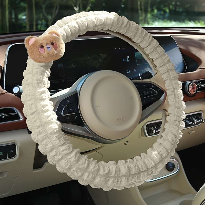 Car Steering Wheel Cover Frog Green