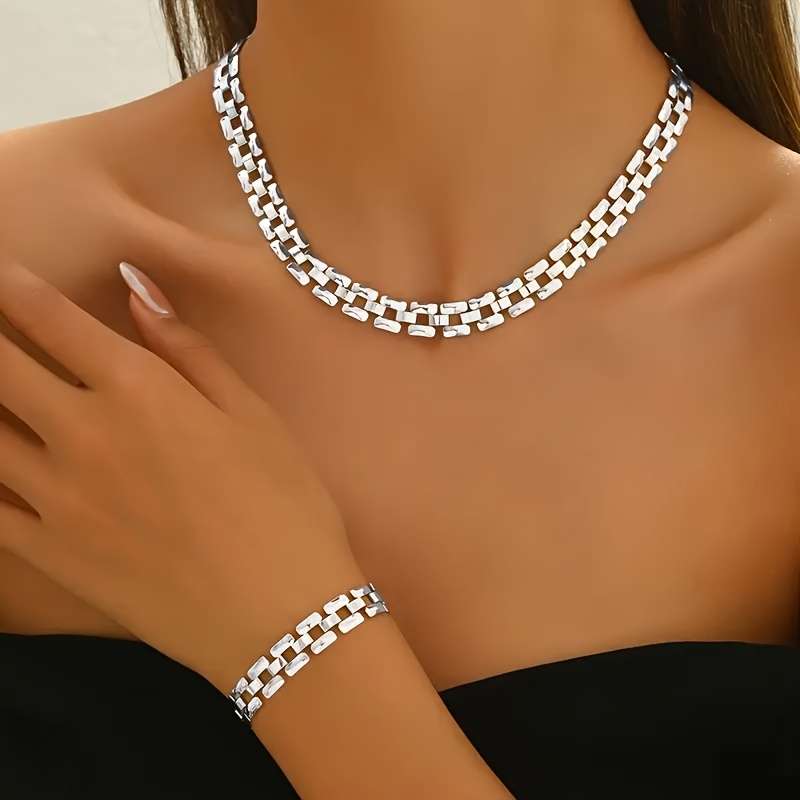 2Pcs Rhinestone Boho Style En Stainless
