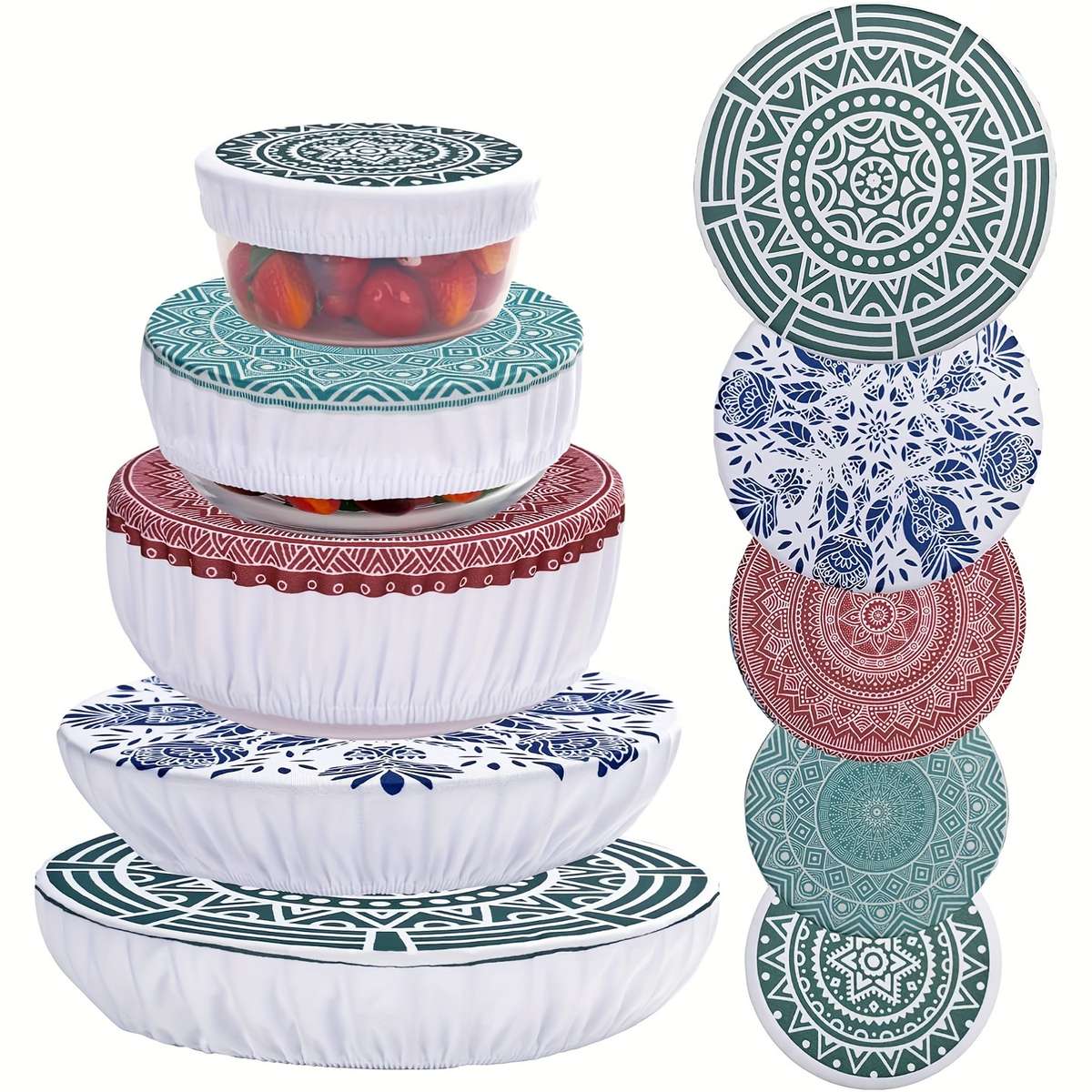 Food Cover Color Multicolor 02 Quantity 5 Pieces 5 Size