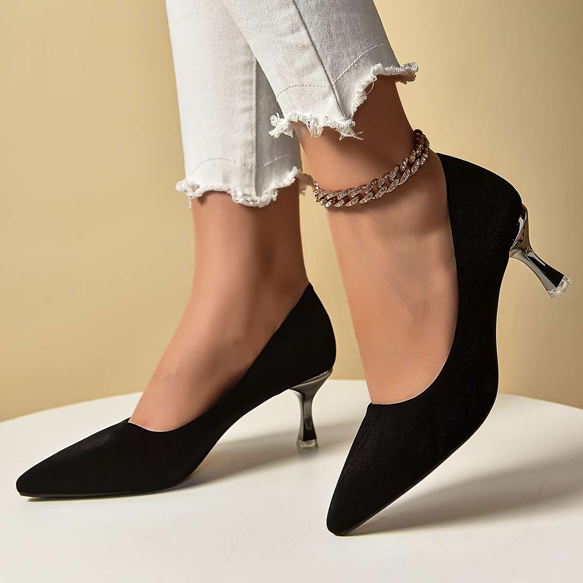 Women S High Heels Color Black Sizeuk 2.5