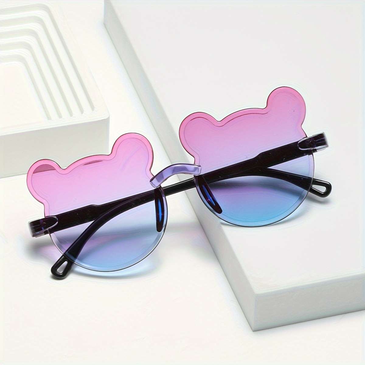 Glasses Color Upper Purple And Lower Blue*2Double Grey