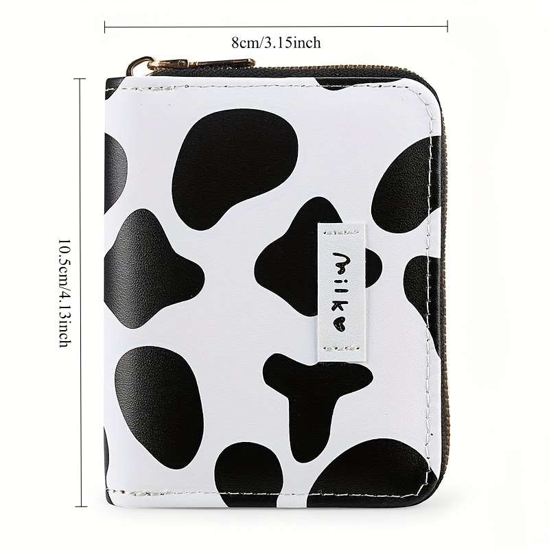 Of Cute Card Holder Featuring A Brave Cow Design Large Capacity With Multiple Slots Compa