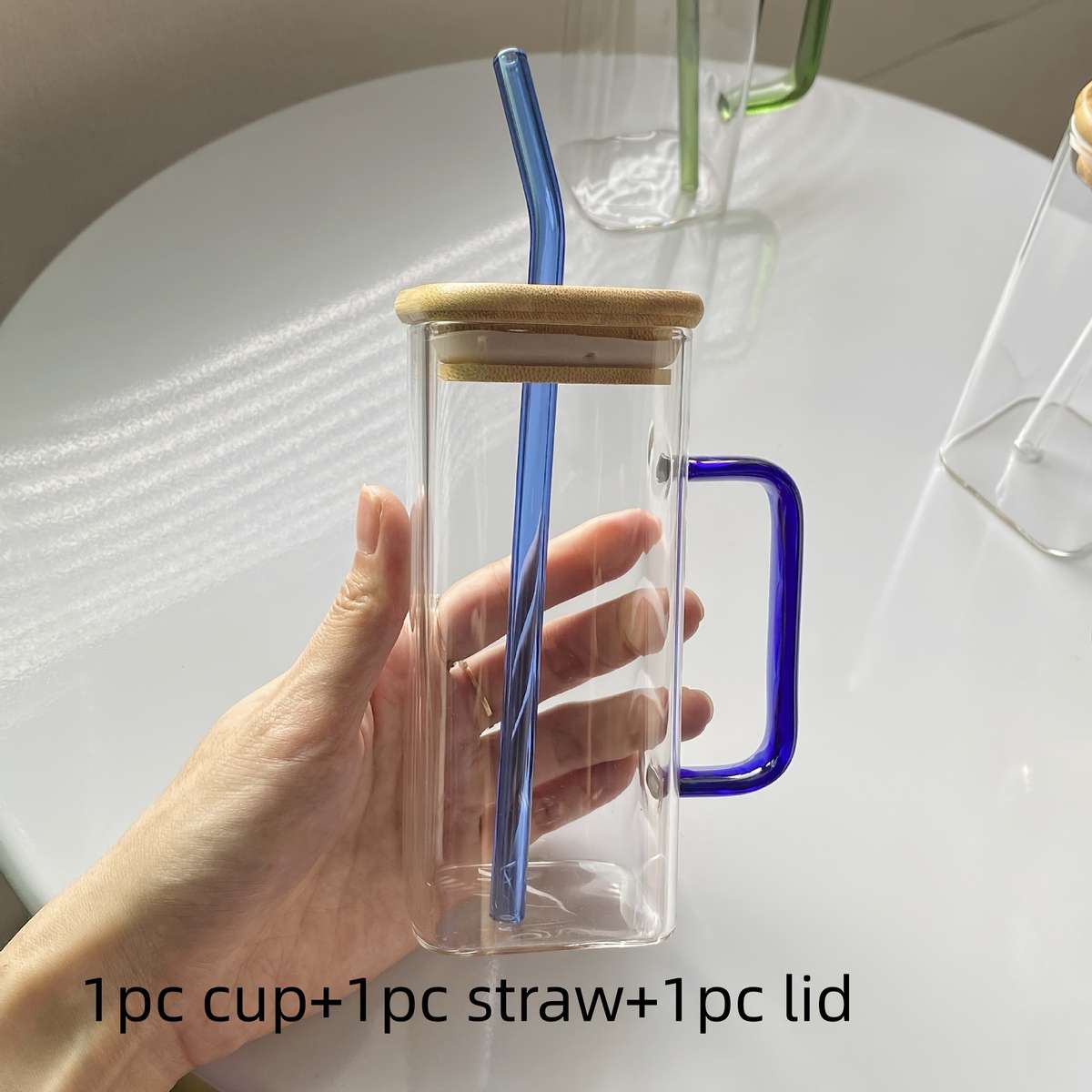 Water Cup Color Blue Cup Set Capacity301 400Ml
