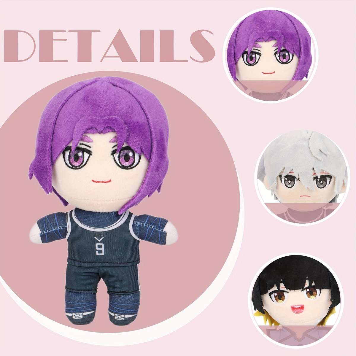 Plush Toyss Items Black Hair