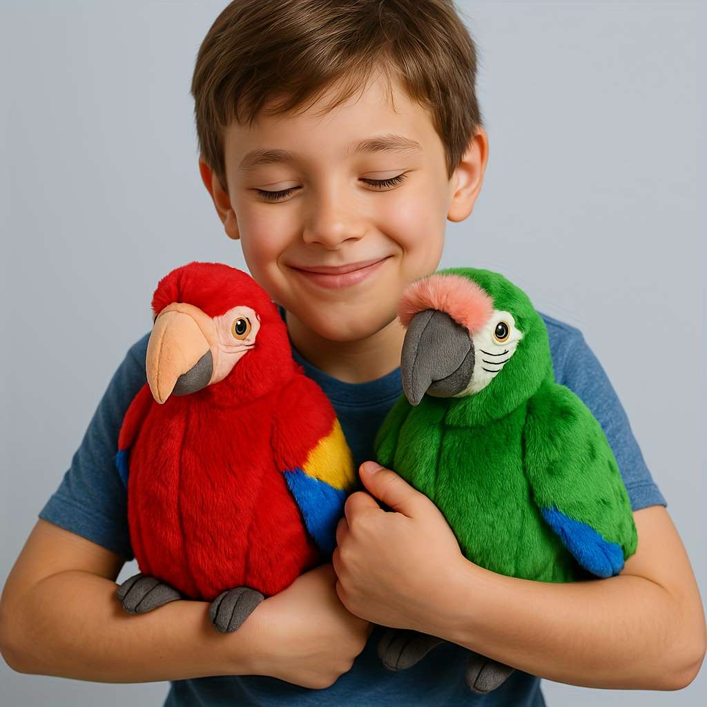 Plush Toyss color Red 24.89cm Parrot