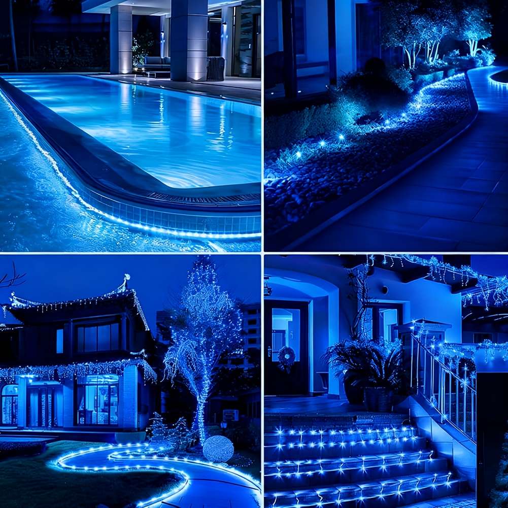 String Lights Color Blue Model7M 55Led