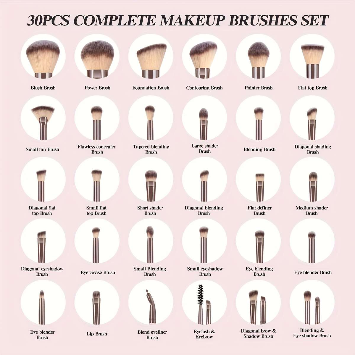 Makeup Brush Set Model 002