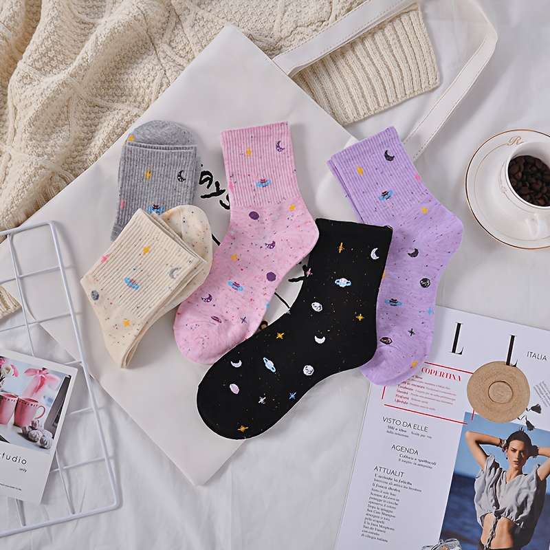 Women S Socks Color 5Pairs Mixed Colors