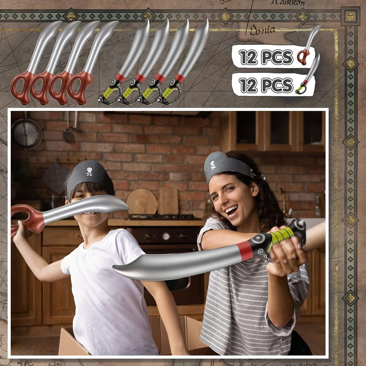 Toy Weapons Style Coffee Knife 2Pcs