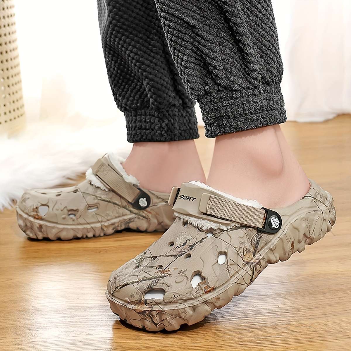 Cotton Slippers Color Black Sizeuk 7