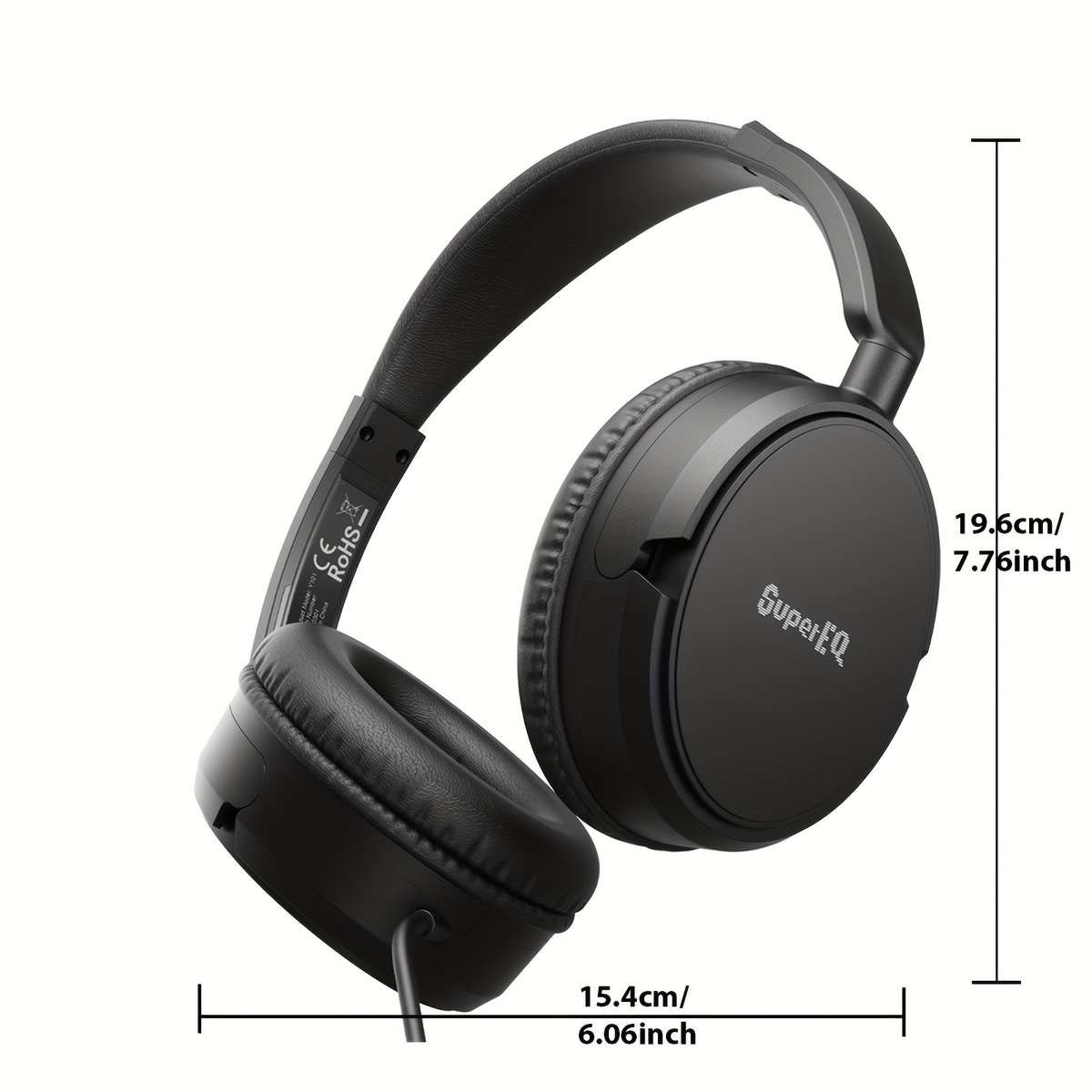 Wired Headphones Black