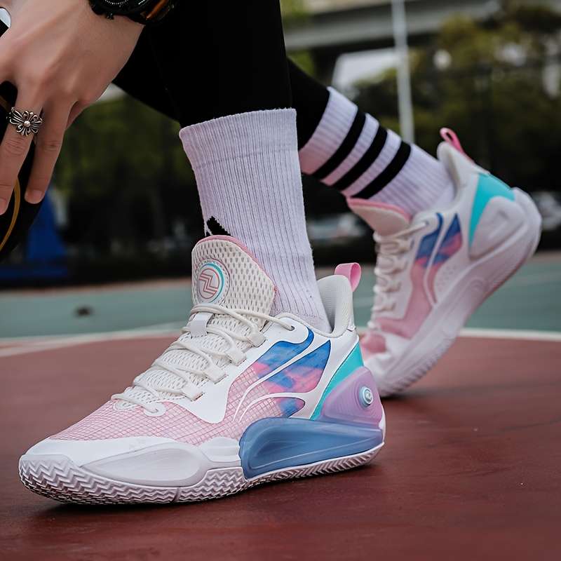 Sneakers White Pink Size Uk 7
