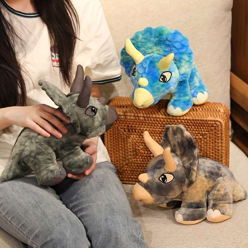 Plush Toyss color Camel colored horns