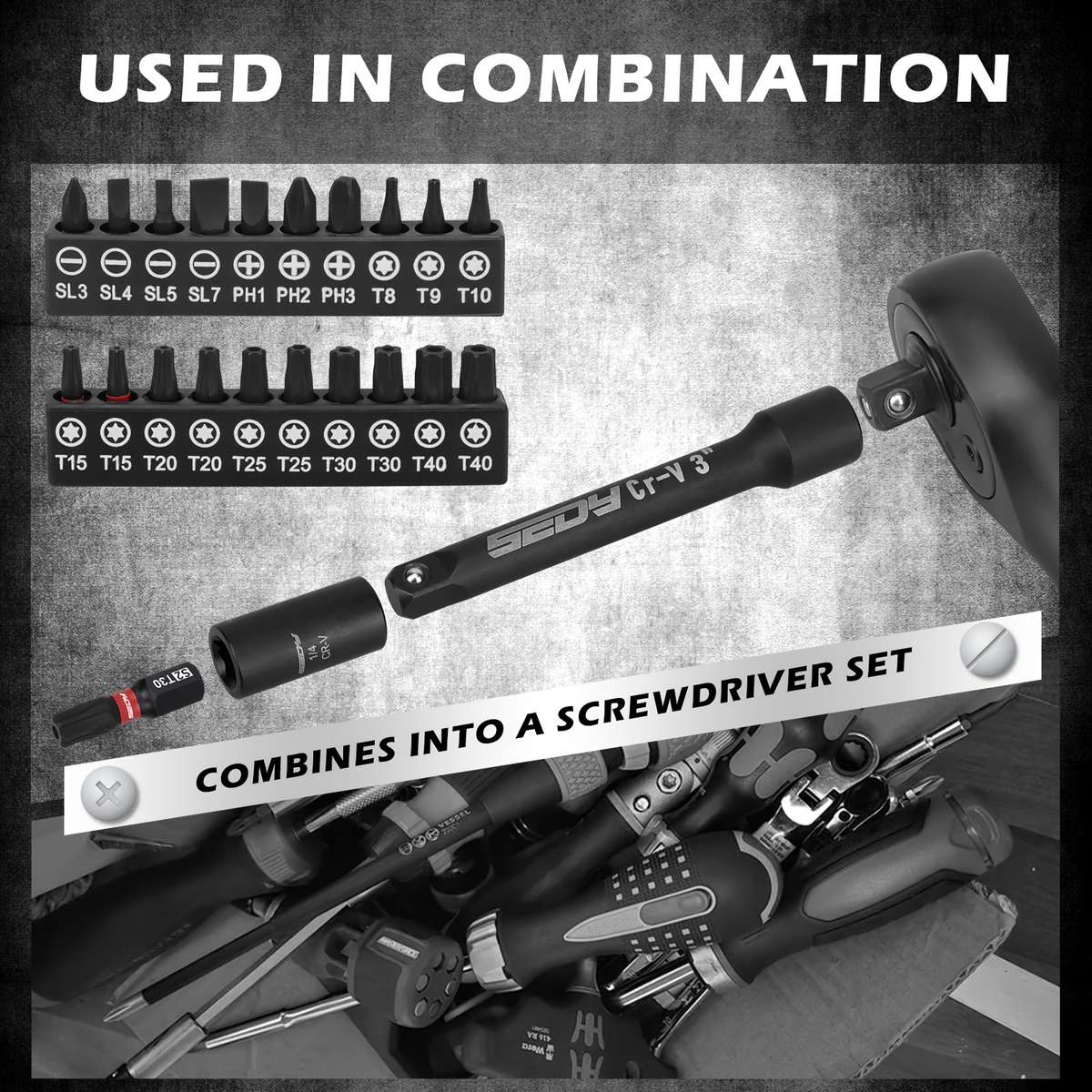 63-Piece Drive Socket Wrench Set