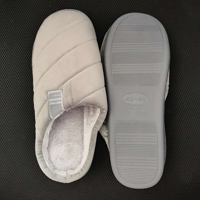 Cotton Slippers Color Coffee Brown Sizeuk 6.5-7