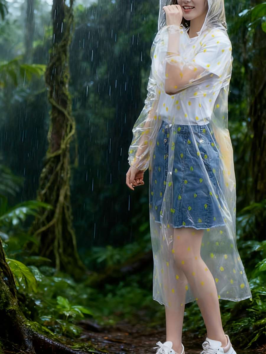 Raincoat Transparent Size Onesize