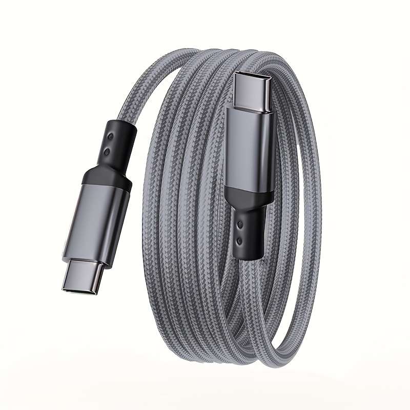 Charging Cable Color Grey Size200Cm 6.5Ft 78.7In