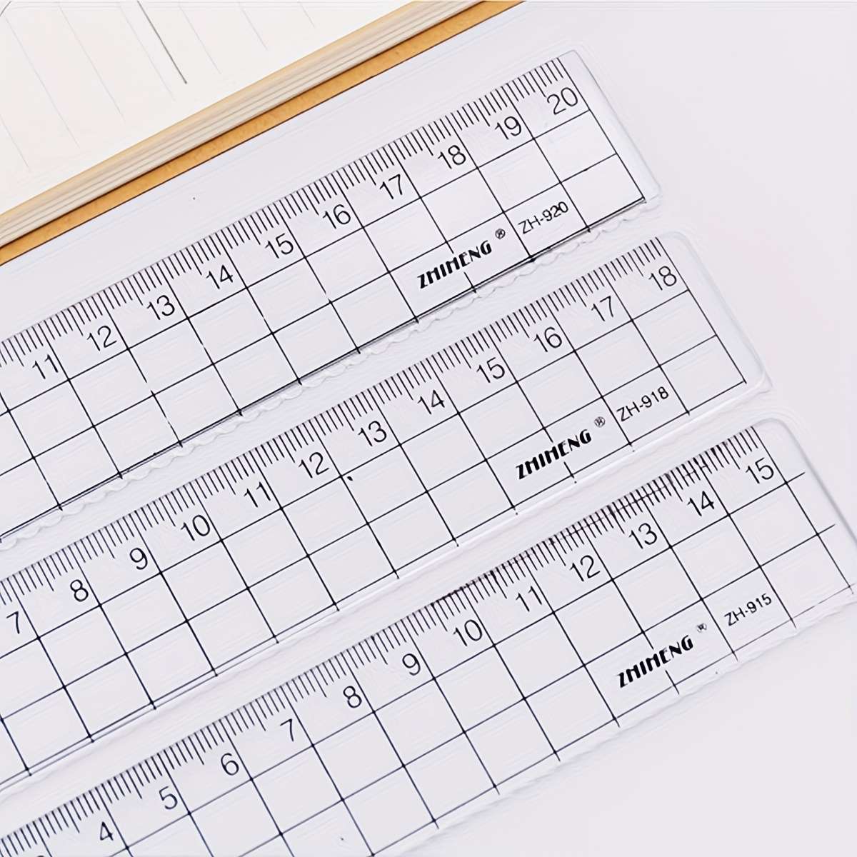 Ruler Style 3Pcs 151820Cm Transparent Ruler