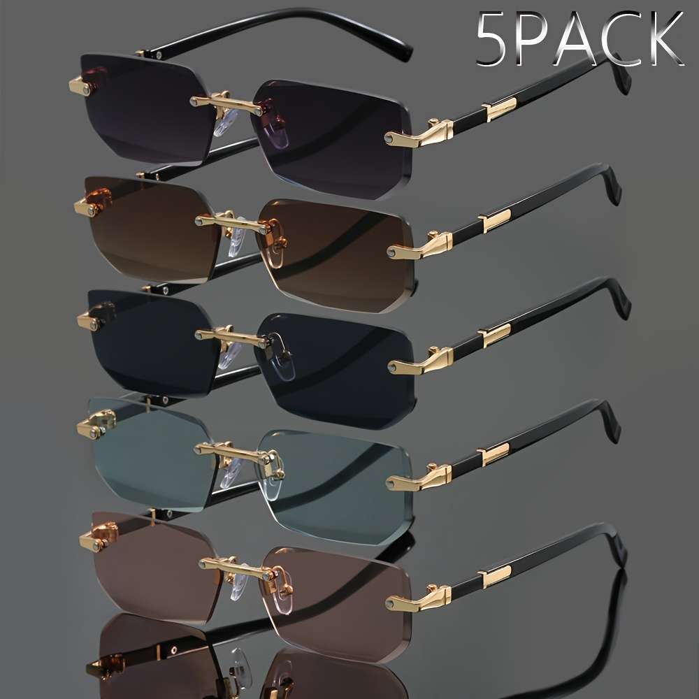 Mens Glasses Color Double Gray Add Tea Add Black Add Green Add Blue